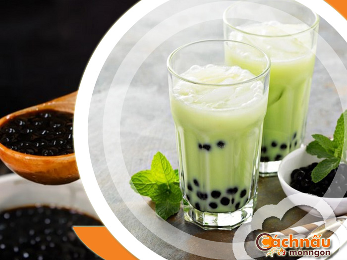 Cách làm trà sữa matcha trân châu dai ngon đúng điệu