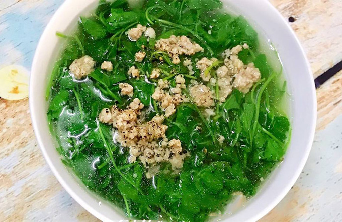 Các loại canh rau