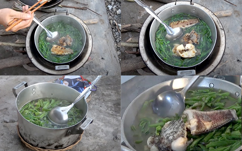 Canh chua rau ngổ