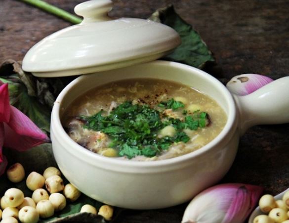 Hướng dẫn cách nấu món súp hạt sen thơm ngon