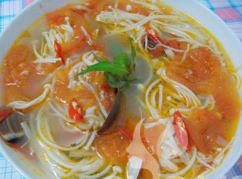 Cách nấu canh kim châm nấu chua - Cách nấu Món Ngon