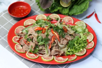 Cách làm món bò tái chanh ngon đúng chuẩn - Cách nấu Món Ngon