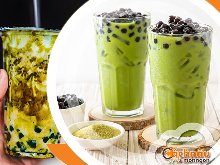 Cách làm trà sữa matcha trân châu dai ngon đúng điệu - Món Ngon